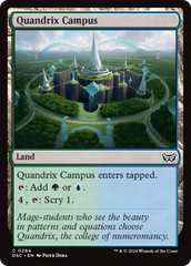 Quandrix Campus [Duskmourn: House of Horror Commander] | Grognard Games