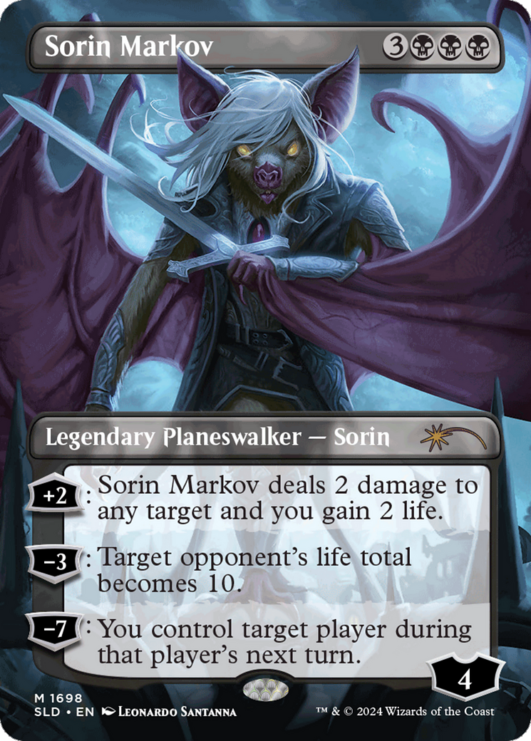 Sorin Markov (SLD-1698) - Secret Lair Drop (Borderless) Foil | Grognard Games