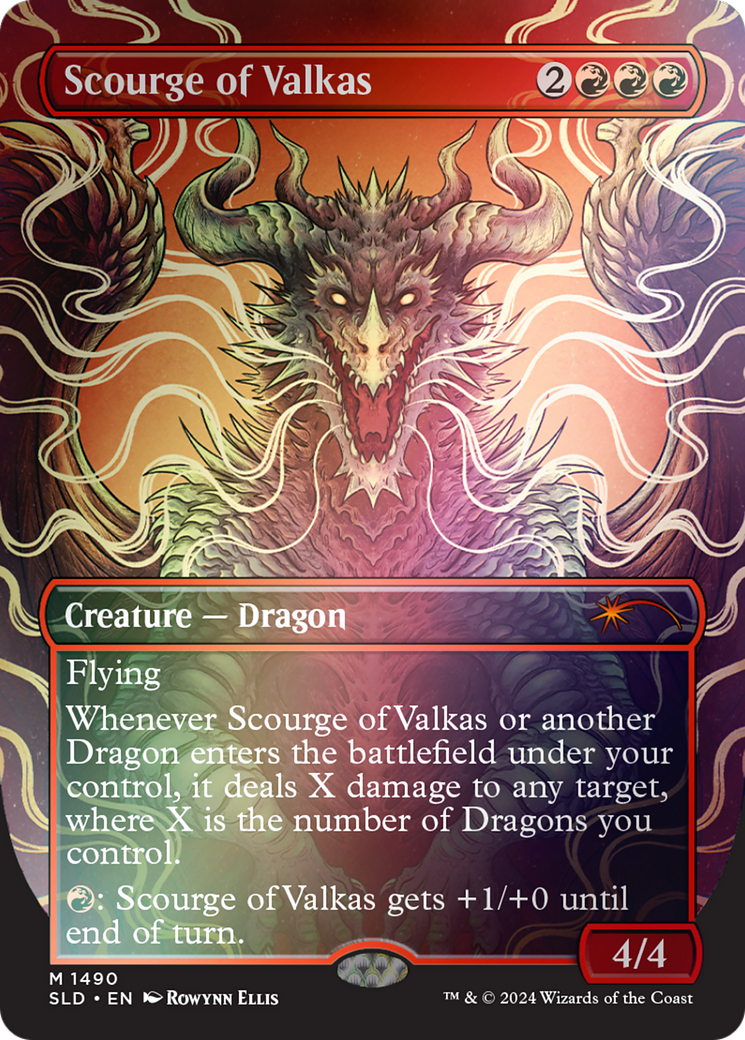 Scourge of Valkas (Rainbow Foil) [Secret Lair Drop Series] | Grognard Games