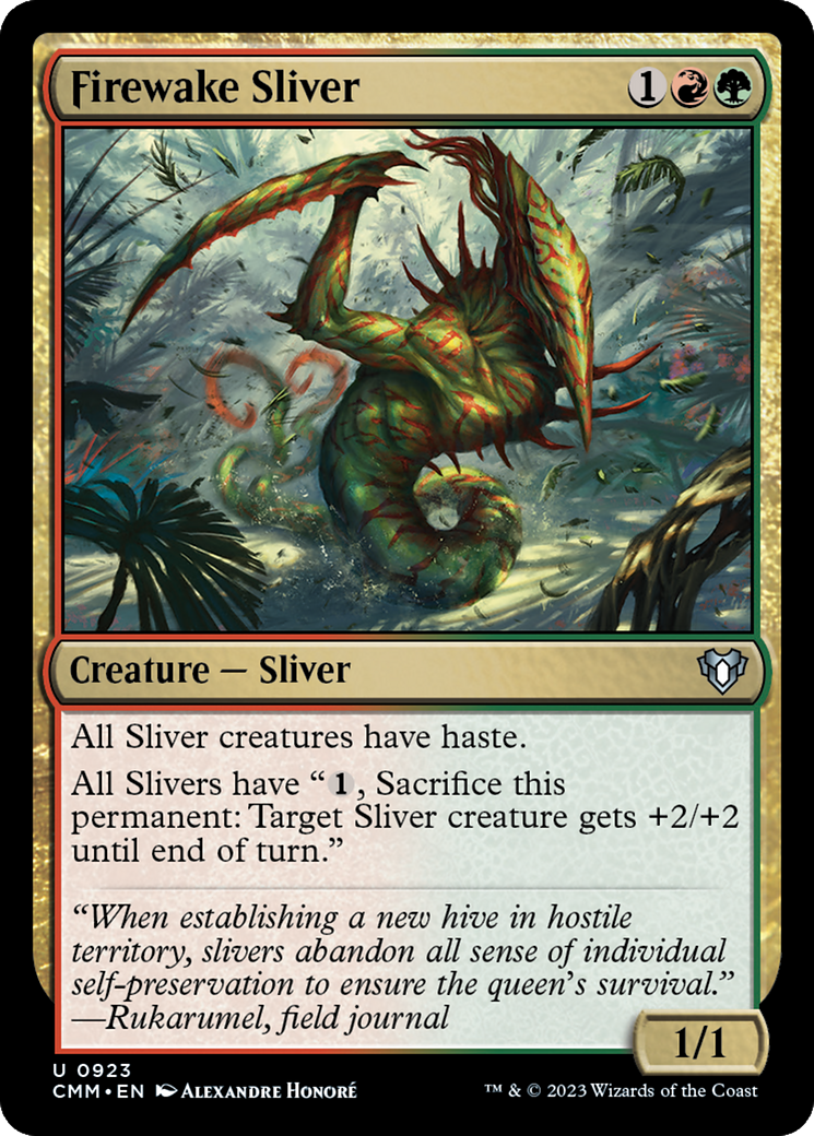 Firewake Sliver [Commander Masters] | Grognard Games