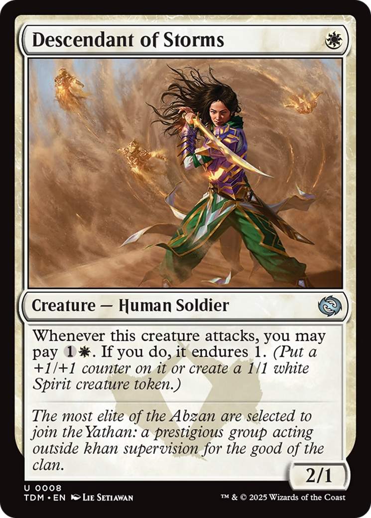 Descendant of Storms [Tarkir: Dragonstorm] | Grognard Games