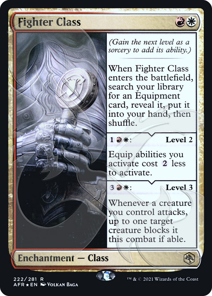 Fighter Class (Ampersand Promo) [Dungeons & Dragons: Adventures in the Forgotten Realms Promos] | Grognard Games