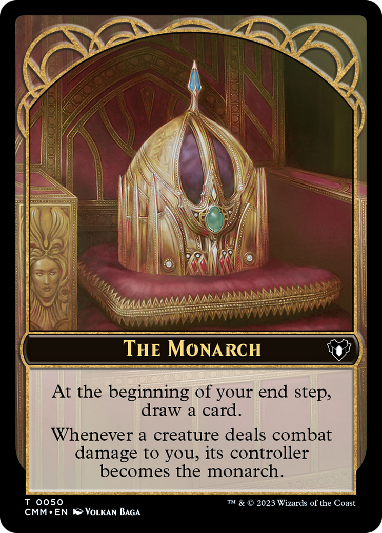 The Monarch Token [Commander Masters Tokens] | Grognard Games