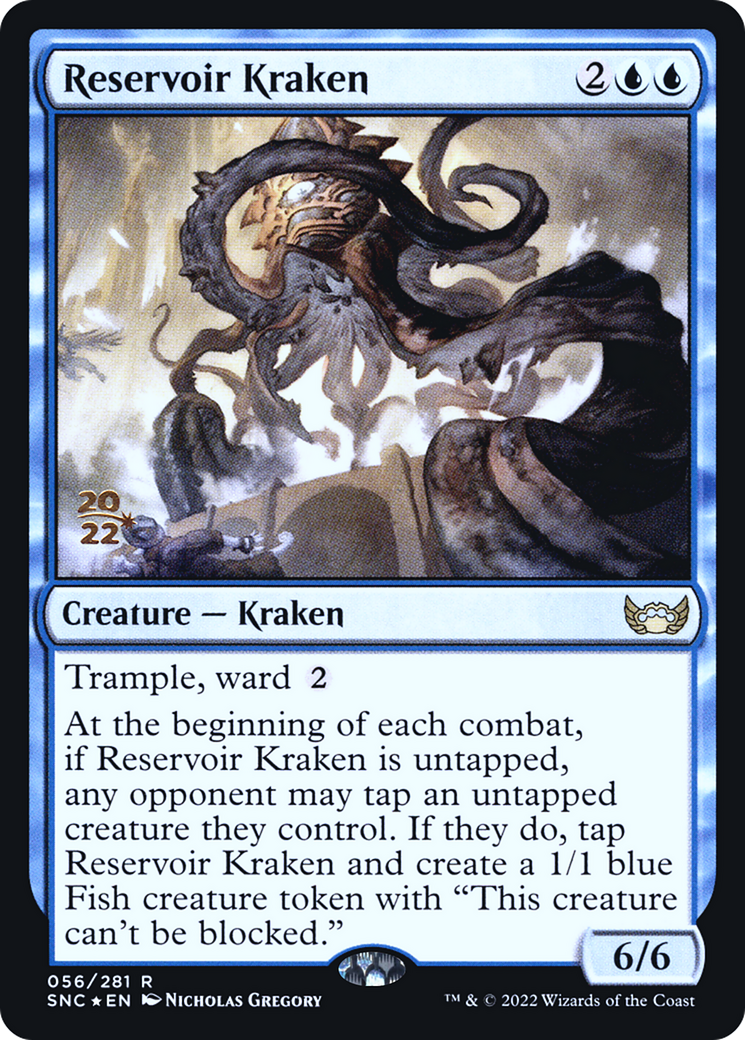 Reservoir Kraken [Streets of New Capenna Prerelease Promos] | Grognard Games