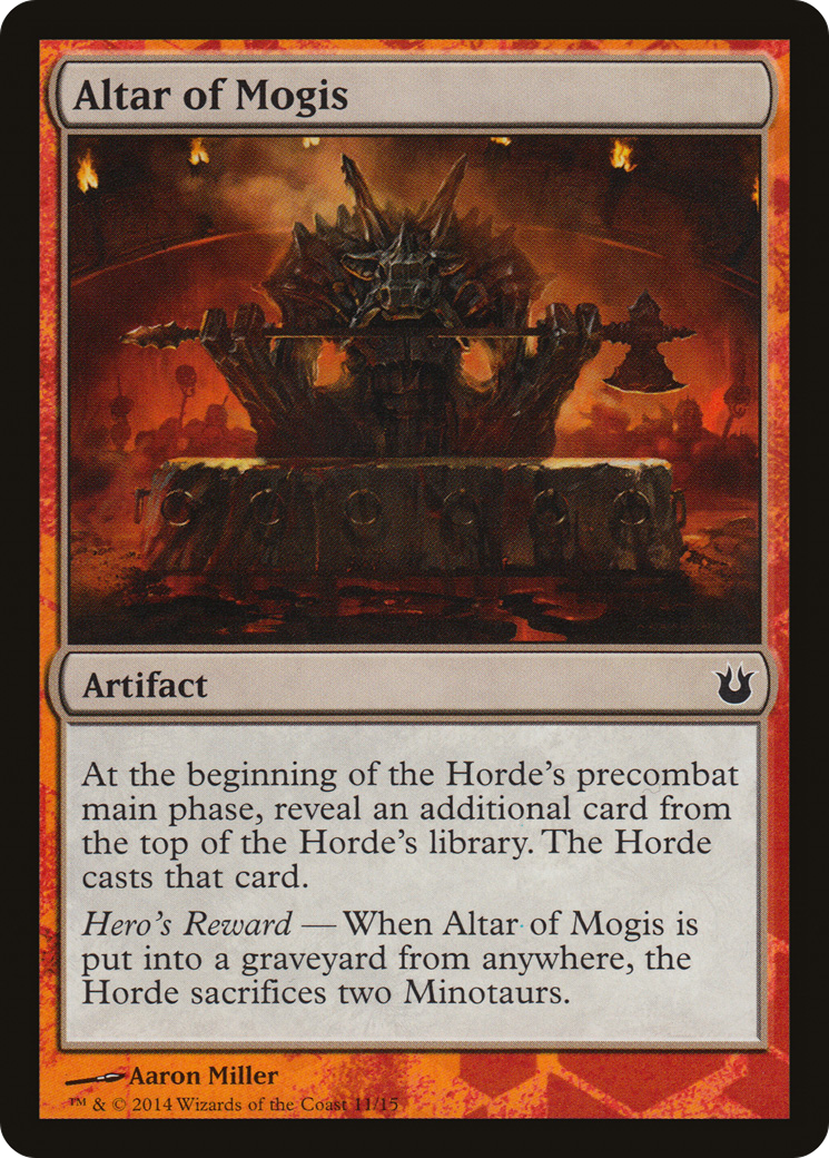 Altar of Mogis [Born of the Gods Battle the Horde] | Grognard Games