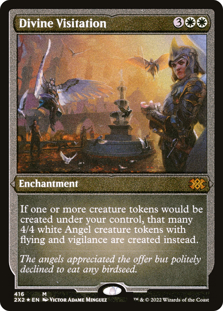Divine Visitation (Foil Etched) (2X2-416) - Double Masters 2022 Foil | Grognard Games