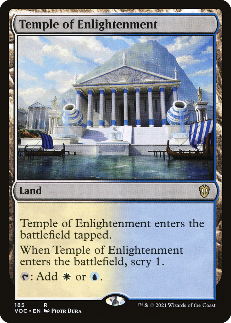 Temple of Enlightenment [Innistrad: Crimson Vow Commander] | Grognard Games