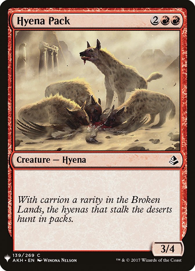 Hyena Pack [Mystery Booster] | Grognard Games