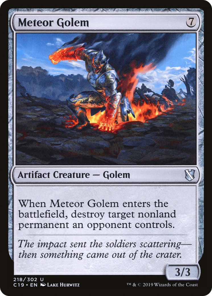 Meteor Golem [Commander 2019] | Grognard Games