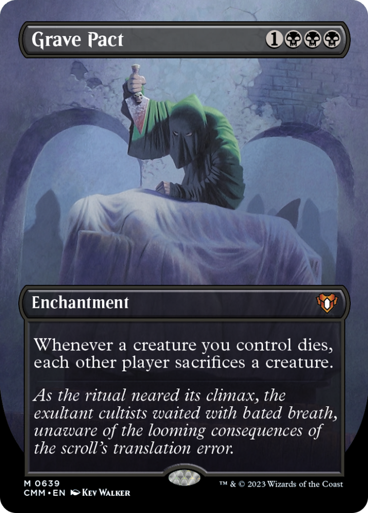 Grave Pact (Borderless Alternate Art) [Commander Masters] | Grognard Games