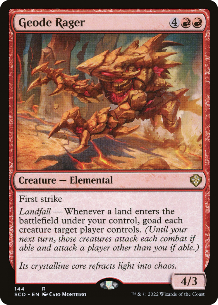 Geode Rager [Starter Commander Decks] | Grognard Games