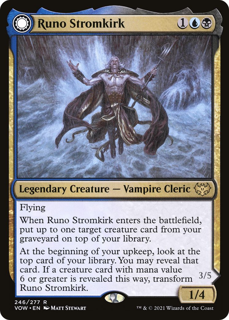 Runo Stromkirk // Krothuss, Lord of the Deep [Innistrad: Crimson Vow] | Grognard Games