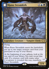 Runo Stromkirk // Krothuss, Lord of the Deep [Innistrad: Crimson Vow] | Grognard Games