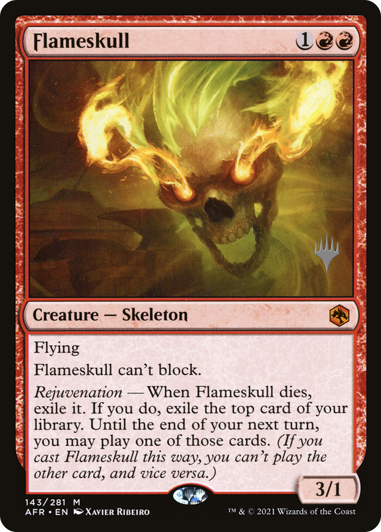 Flameskull (Promo Pack) [Dungeons & Dragons: Adventures in the Forgotten Realms Promos] | Grognard Games