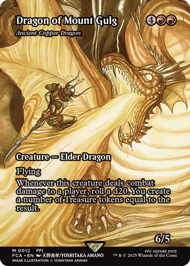 Dragon of Mount Gulg - Ancient Copper Dragon (Showcase) [FINAL FANTASY : Through the Ages] | Grognard Games