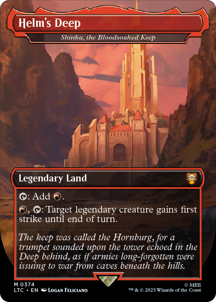 Helm's Deep - Shinka, the Bloodsoaked Keep [The Lord of the Rings: Tales of Middle-Earth Commander] | Grognard Games