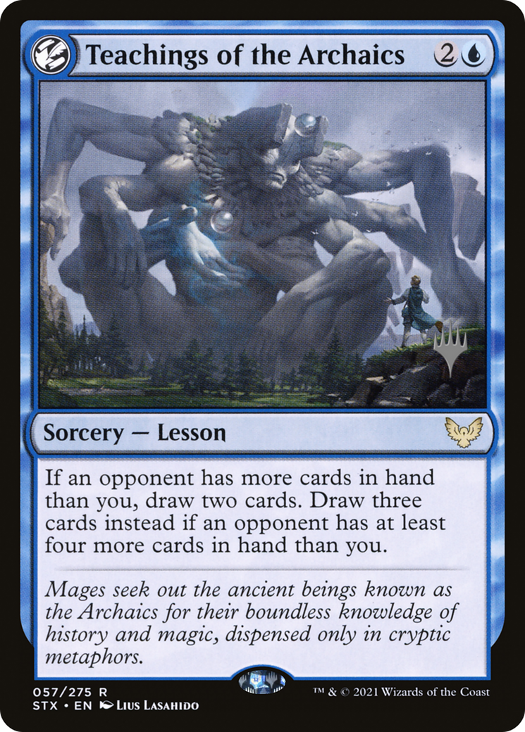 Teachings of the Archaics (Promo Pack) [Strixhaven: School of Mages Promos] | Grognard Games
