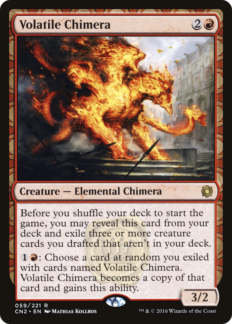 Volatile Chimera [Conspiracy: Take the Crown] | Grognard Games