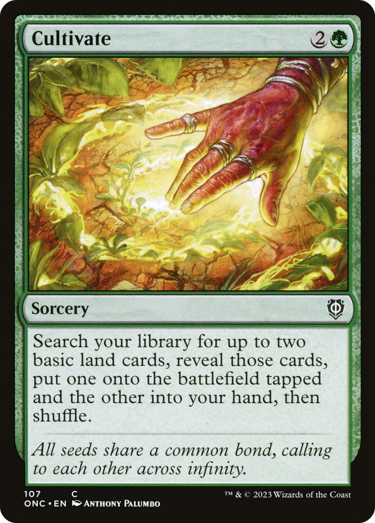 Cultivate [Phyrexia: All Will Be One Commander] | Grognard Games