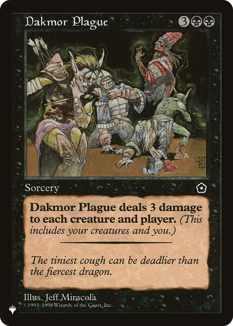 Dakmor Plague [The List] | Grognard Games