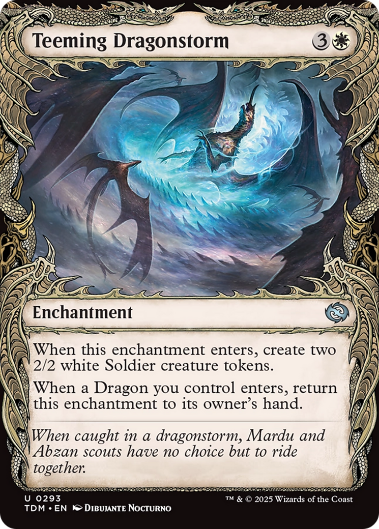 Teeming Dragonstorm (Showcase) [Tarkir: Dragonstorm] | Grognard Games