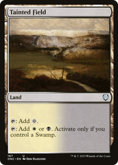 Tainted Field [Phyrexia: All Will Be One Commander] | Grognard Games