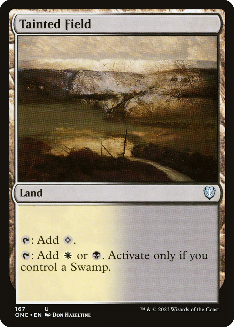 Tainted Field [Phyrexia: All Will Be One Commander] | Grognard Games