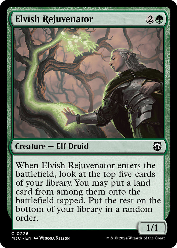 Elvish Rejuvenator (Ripple Foil) [Modern Horizons 3 Commander] | Grognard Games