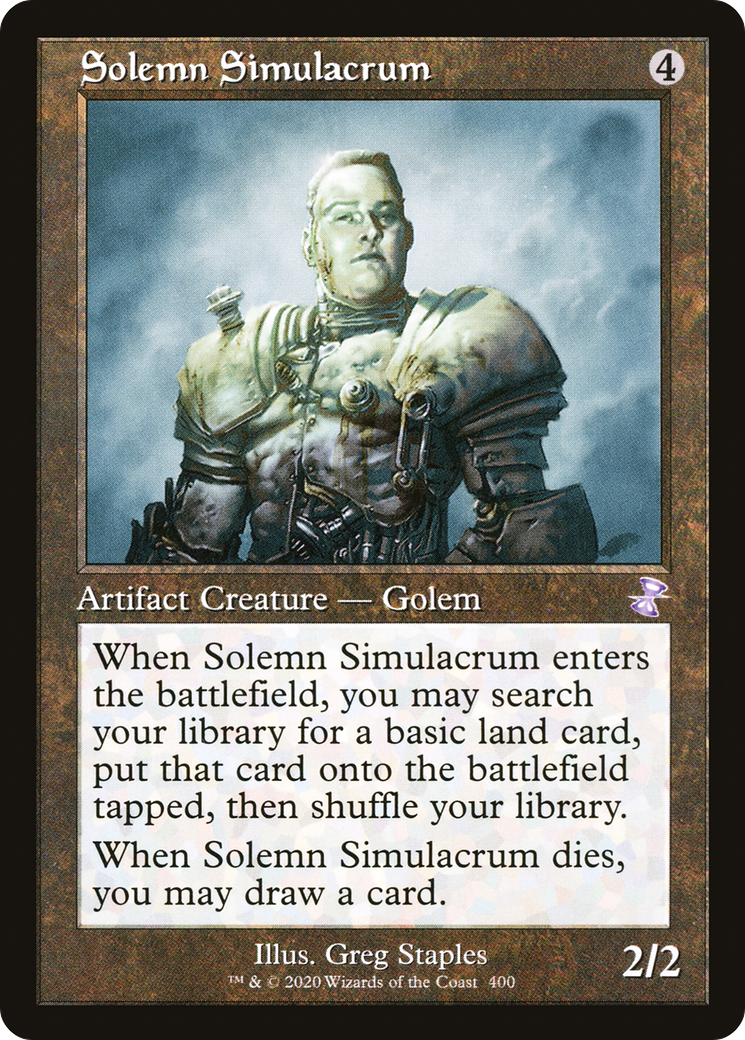 Solemn Simulacrum (Timeshifted) [Time Spiral Remastered] | Grognard Games