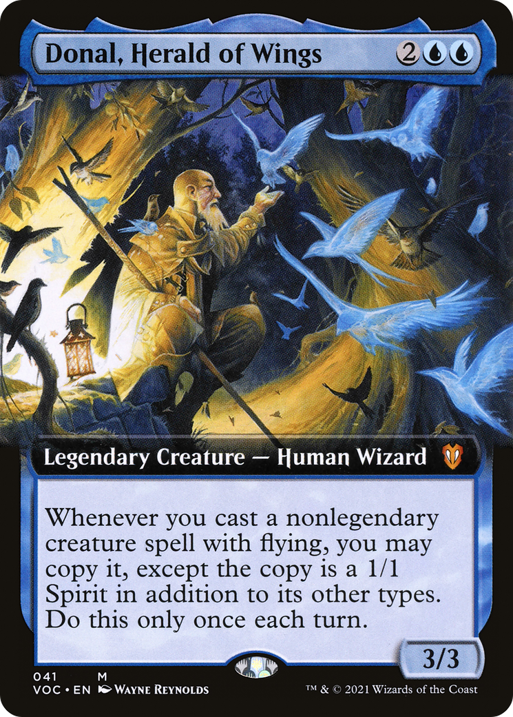 Donal, Herald of Wings (Extended) [Innistrad: Crimson Vow Commander] | Grognard Games