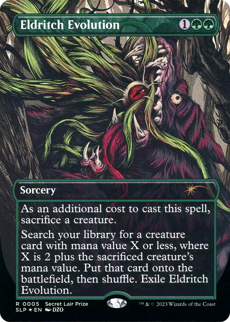 Eldritch Evolution (Borderless) [Secret Lair Showdown] | Grognard Games