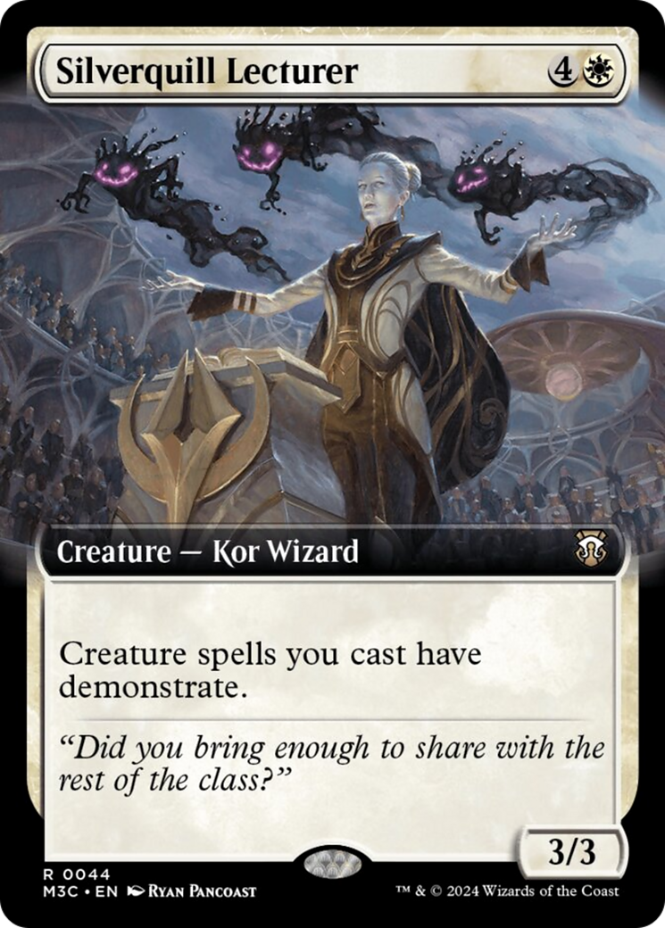 Silverquill Lecturer (Extended Art) [Modern Horizons 3 Commander] | Grognard Games