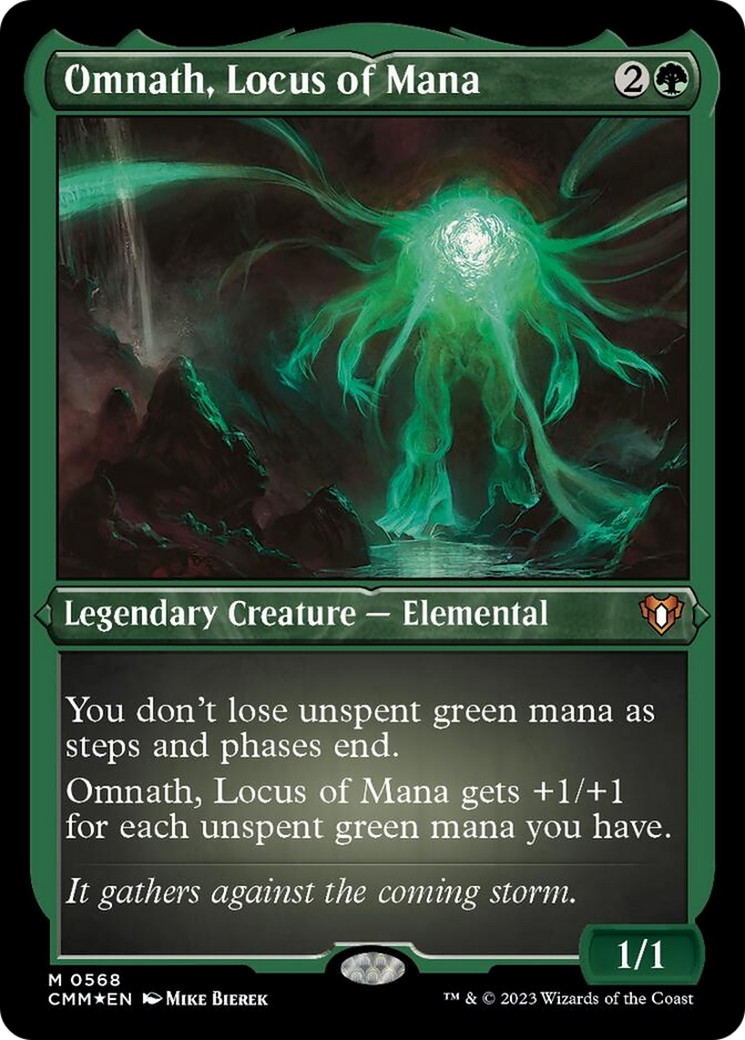 Omnath, Locus of Mana (Foil Etched) [Commander Masters] | Grognard Games