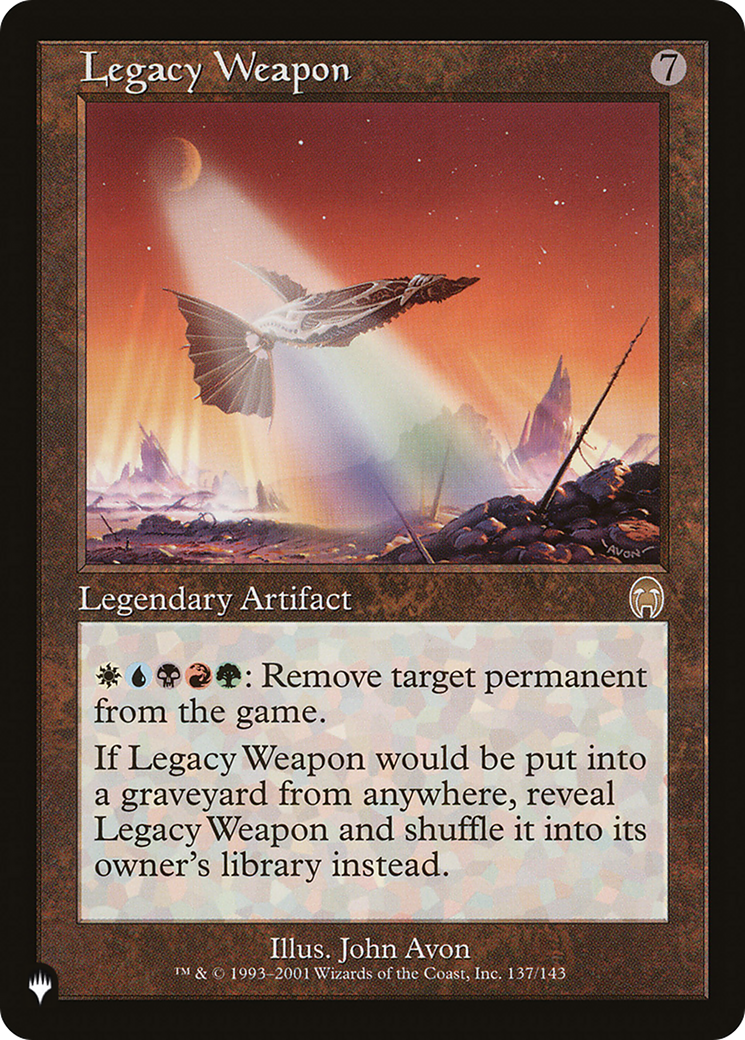 Legacy Weapon [The List] | Grognard Games
