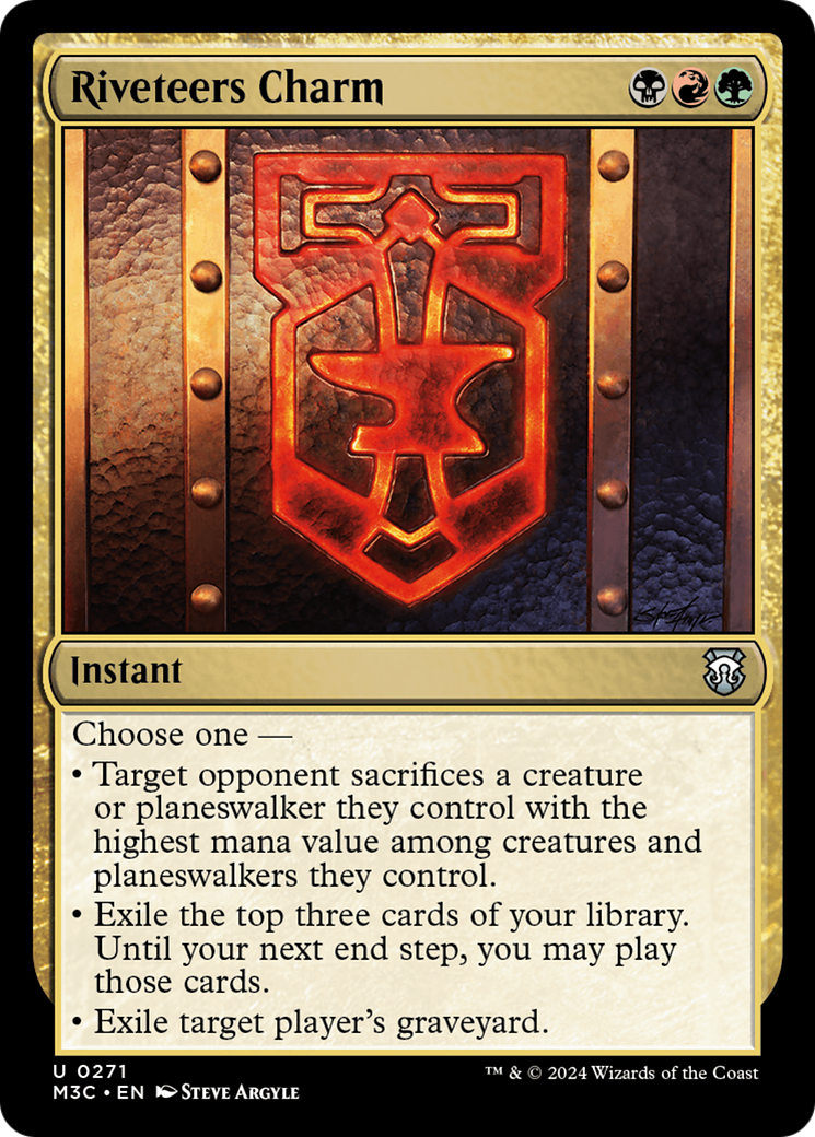 Riveteers Charm (Ripple Foil) [Modern Horizons 3 Commander] | Grognard Games