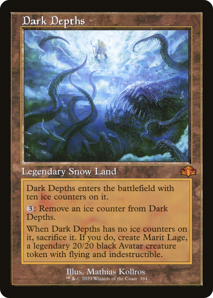 Dark Depths (Retro) [Dominaria Remastered] | Grognard Games