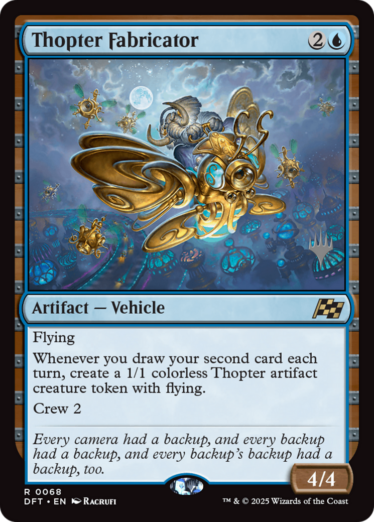 Thopter Fabricator (Promo Pack) [Aetherdrift Promos] | Grognard Games