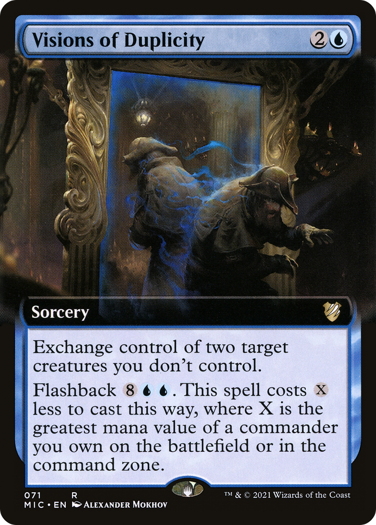 Visions of Duplicity (Extended) [Innistrad: Midnight Hunt Commander] | Grognard Games