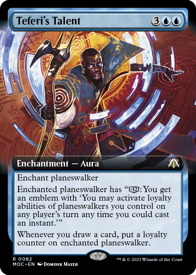 Teferi's Talent (Extended Art) [March of the Machine Commander] | Grognard Games