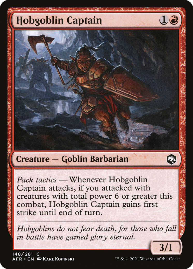 Hobgoblin Captain [Dungeons & Dragons: Adventures in the Forgotten Realms] | Grognard Games