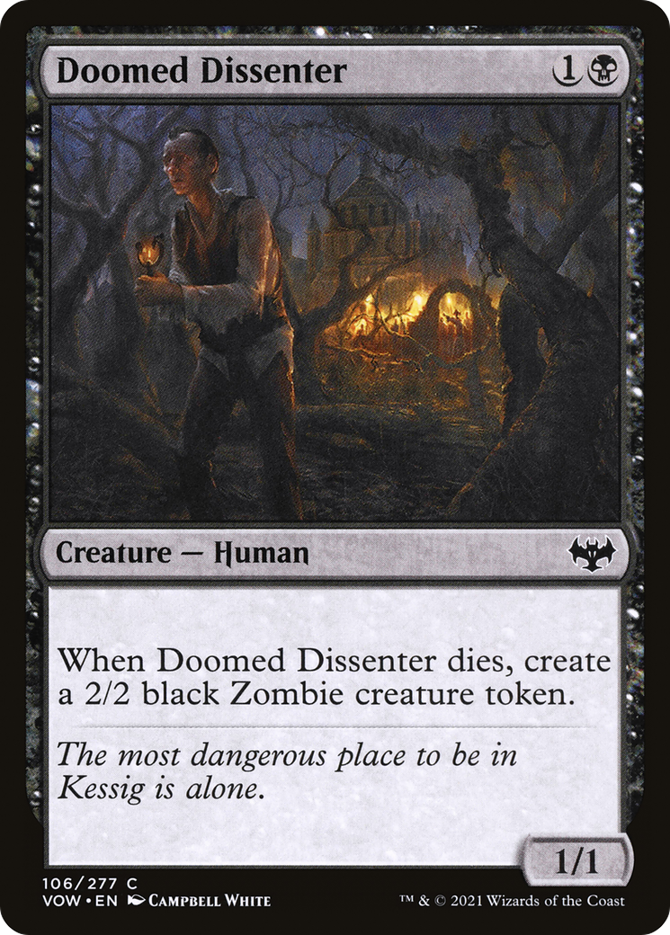 Doomed Dissenter [Innistrad: Crimson Vow] | Grognard Games