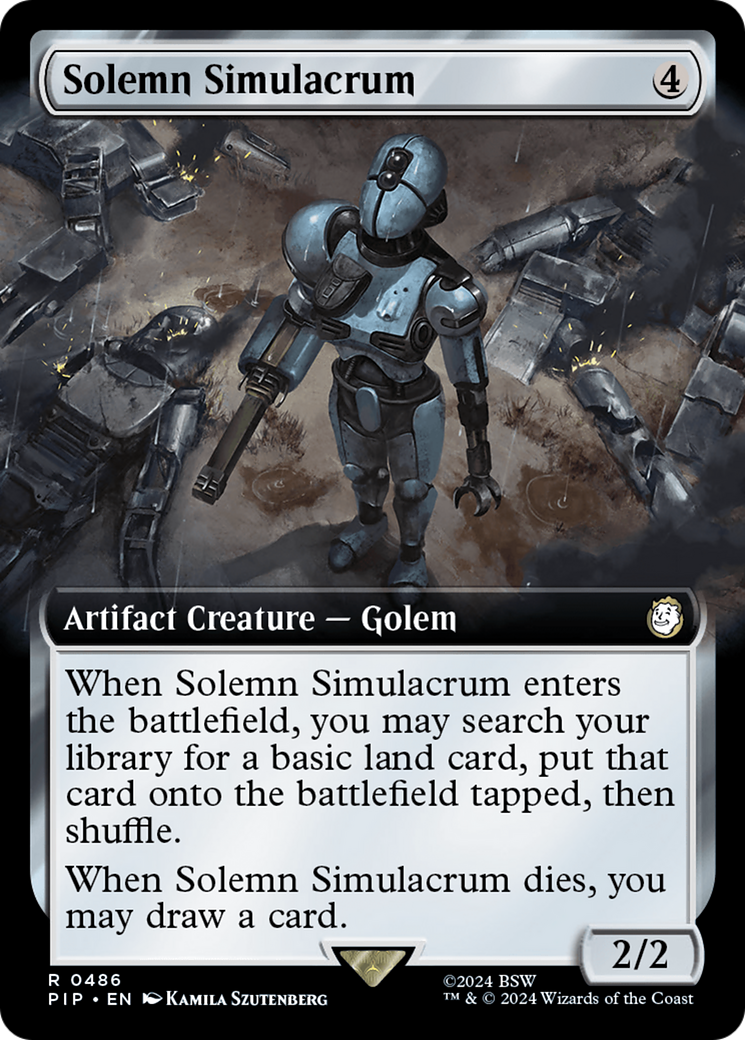 Solemn Simulacrum (Extended Art) [Fallout] | Grognard Games