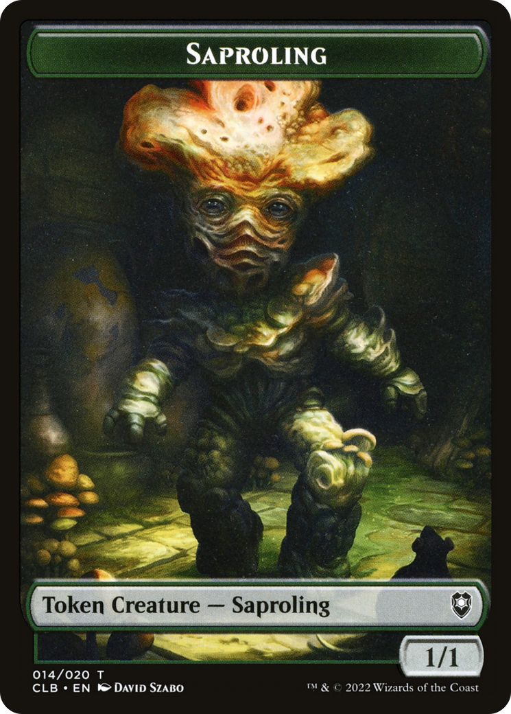 Saproling Token [Commander Legends: Battle for Baldur's Gate Tokens] | Grognard Games