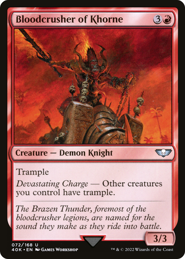 Bloodcrusher of Khorne [Universes Beyond: Warhammer 40,000] | Grognard Games