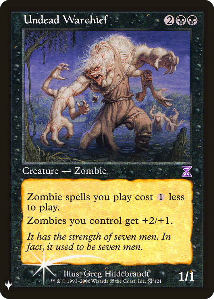 Undead Warchief [Mystery Booster] | Grognard Games