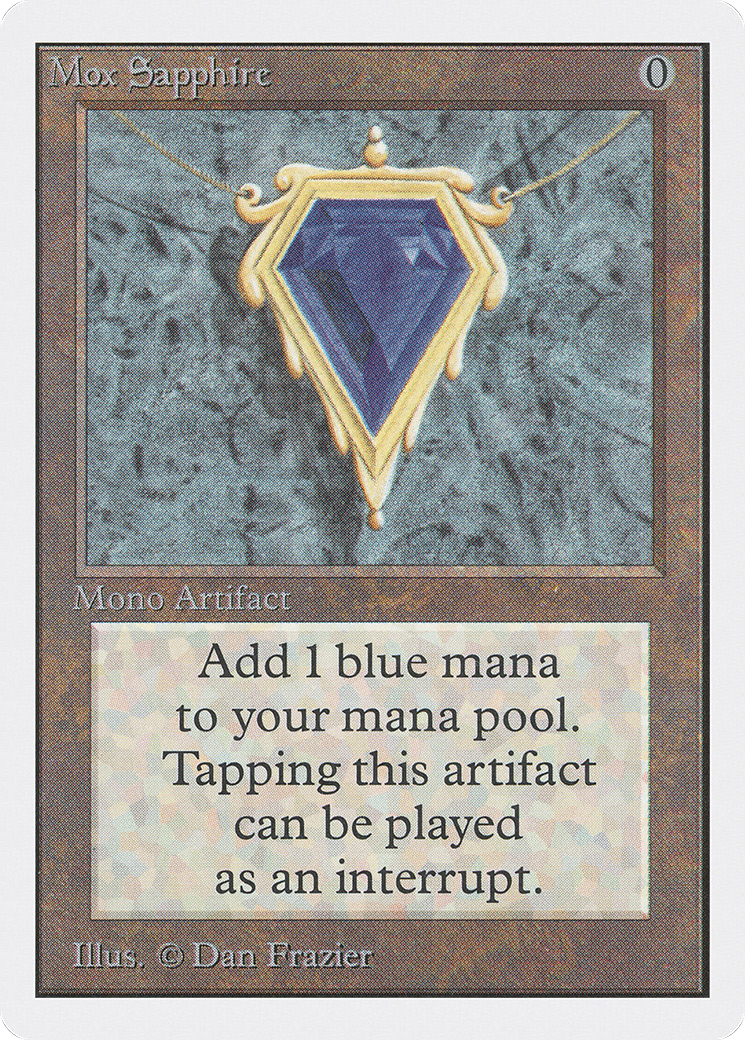 Mox Sapphire [Unlimited Edition] | Grognard Games