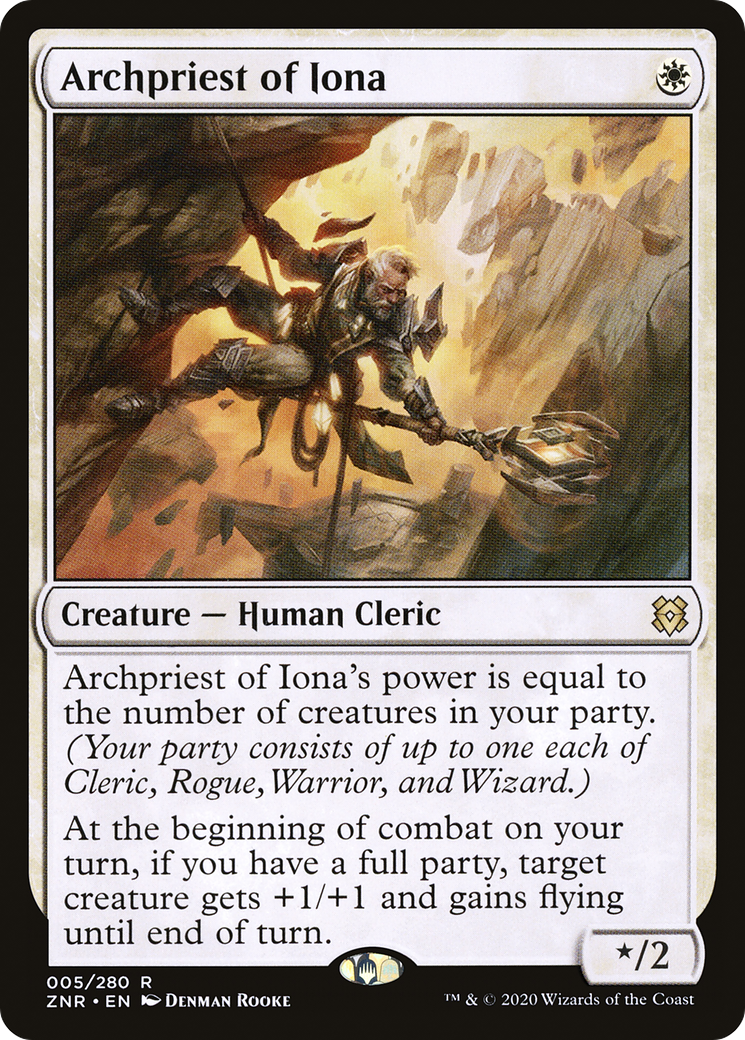 Archpriest of Iona [Zendikar Rising] | Grognard Games