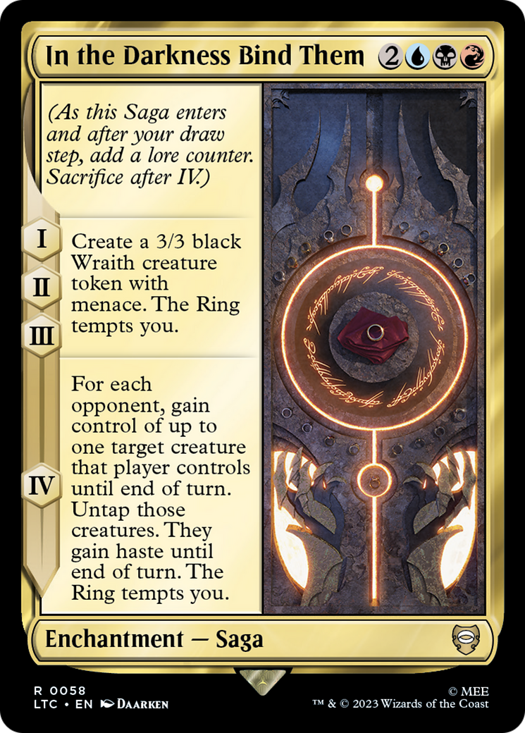 In the Darkness Bind Them [The Lord of the Rings: Tales of Middle-Earth Commander] | Grognard Games