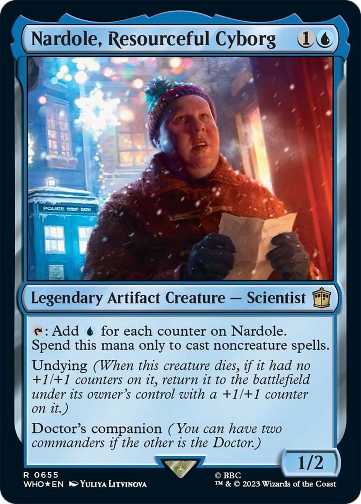 Nardole, Resourceful Cyborg (Surge Foil) [Doctor Who] | Grognard Games