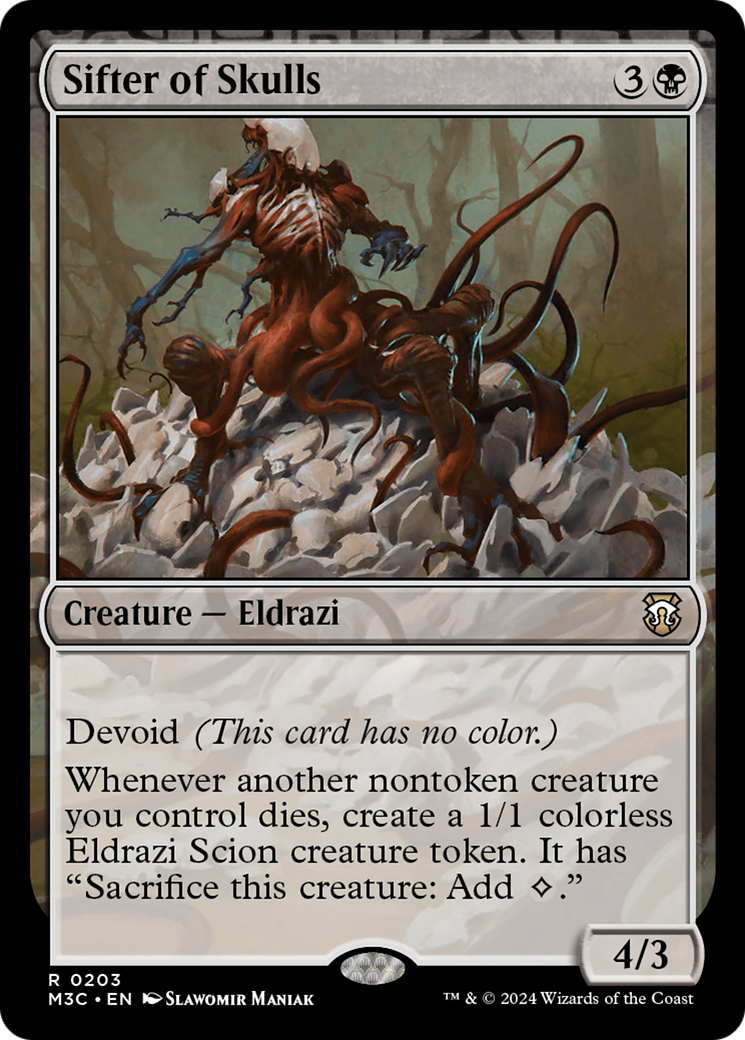 Sifter of Skulls (M3C-203) - Modern Horizons 3 Commander: (devoid) Foil | Grognard Games